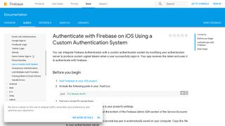 Authenticate with Firebase on iOS Using a Custom Authentication ...
