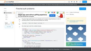 Firechat auth problems - Stack Overflow