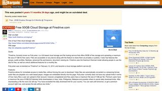 Free 50GB Cloud Storage at Firedrive.com - OzBargain