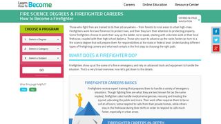 Fire Science Degrees & Careers | How to Become a Firefighter