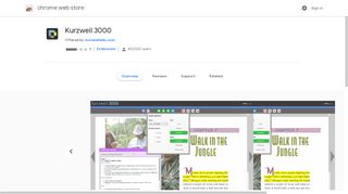 Kurzweil 3000 - Google Chrome
