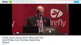 Firefly Users' Group 2013: Show and Tell: Nick Phillips from Farnham ...