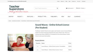 Sound Waves - Online School Licence (Per Student) - Firefly ...