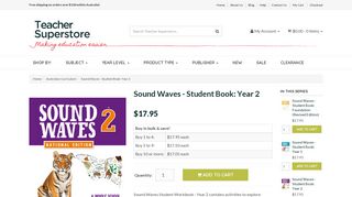 Sound Waves - Student Book: Year 2 - Firefly Education Educational ...
