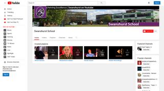 Swanshurst School - YouTube