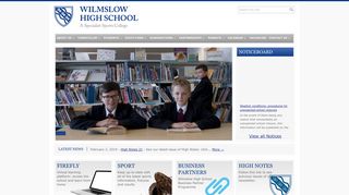 Wilmslow High School | 11-18 Comprehensive State Secondary School