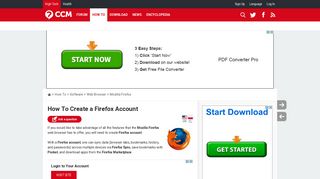 How To Create a Firefox Account - Ccm.net