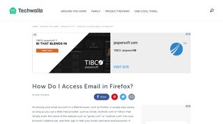 How Do I Access Email in Firefox? | Techwalla.com