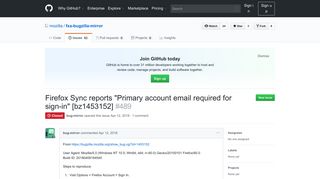 Firefox Sync reports 