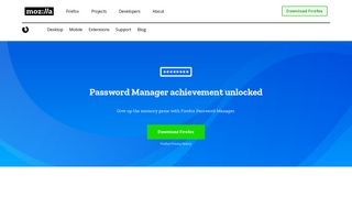 Firefox Browser: Fast, Easy Password Manager - Mozilla