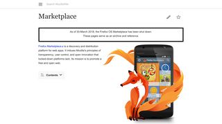 Marketplace - MozillaWiki