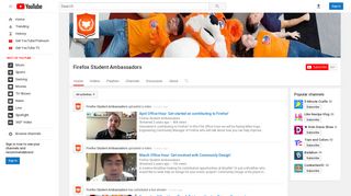 Firefox Student Ambassadors - YouTube