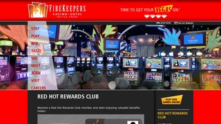 Red Hot Rewards Club | FireKeepers Casino Hotel