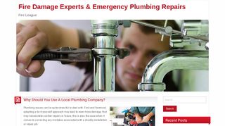 Fire Damage Experts & Emergency Plumbing Repairs | Fire League