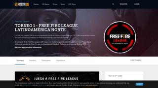 Torneo 1 - Free Fire League Latinoamérica Norte - Free Fire Móvil ...