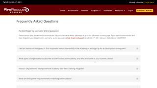 FAQs | FireRescue1 Academy