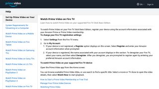 Watch Prime Video on Fire TV