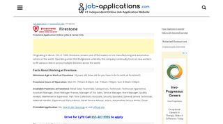 Firestone Application, Jobs & Careers Online - Job-Applications.com