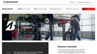 Bridgestone Retail Jobs & Careers - BeBridgestone.com