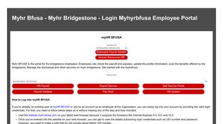 Myhr Bfusa - Myhr Bridgestone - Login Myhyrbfusa Employee Portal
