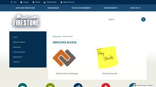 Employee Access | Firestone, CO - Official Website - Town of Firestone