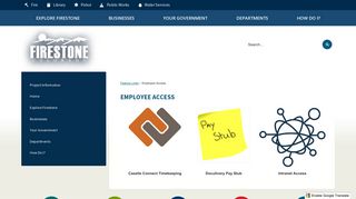 Employee Access | Firestone, CO - Official Website - Town of Firestone