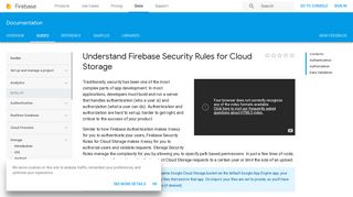 Understand Firebase Security Rules for Cloud Storage | Firebase