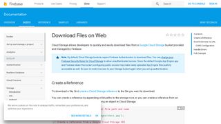 Download Files on Web | Firebase