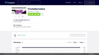Firstalternative Reviews | Read Customer Service Reviews of www ...