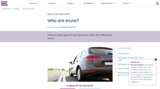 esure Car Insurance & Contact Details | MoneySuperMarket