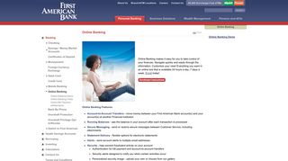 Online Banking | firstambank.com - First American Bank