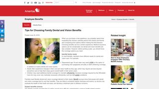 Dental Benefits - Vision Benefits | Ameritas