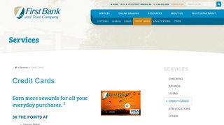 Credit Cards - First Bank and Trust