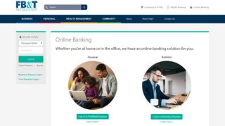 Online Banking for Businesses and Individuals | First Bank & Trust