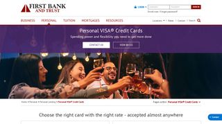 Personal Visa Credit Cards | LA, FL, MS Bank ... - First Bank & Trust