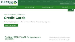 Credit Cards - Chemical Bank