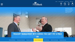 Treasury Management From A Local Bank - FirstBank