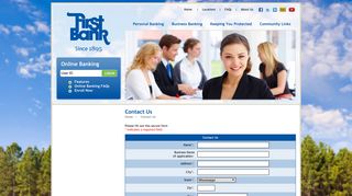 Contact Us | First Bank