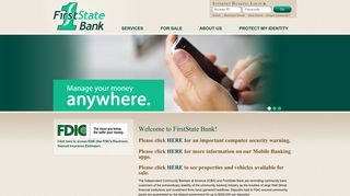Welcome to FirstState Bank