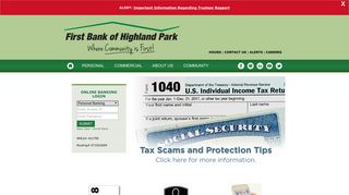First Bank Of Highland Park
