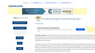 First Bank of Jasper Online Banking Login | Bank Login