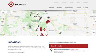 Find a Branch - First Bank, Division of Glacier Bank