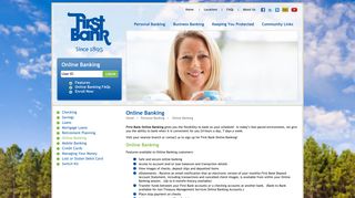Online Banking - Personal Banking | First Bank
