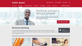Business Banking - Business | First Bank