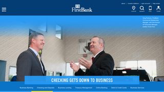 First Business Checking Account - FirstBank
