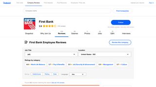 Working at First Bank in St. Louis, MO: Employee Reviews | Indeed.com