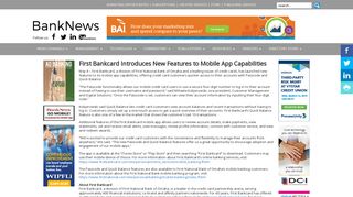 First Bankcard Introduces New Features to Mobile App Capabilities ...