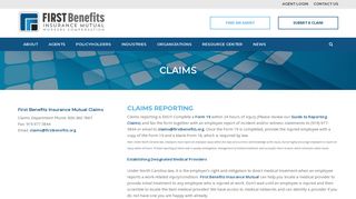 Claims - First Benefits Insurance Mutual Claims Contacts and Process