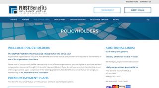 Policyholders - First Benefits Insurance Mutual | Welcome