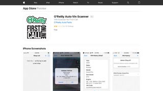 O'Reilly Auto Vin Scanner on the App Store - iTunes - Apple